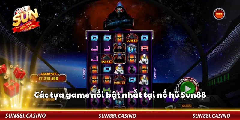 Các tựa game nổi bật nhất tại nổ hũ Sun88
